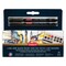 Derwent Line and Wash Paint Pan Set - Set of 12, Assorted Colors